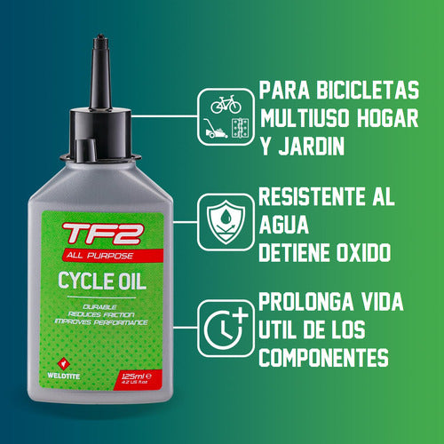 Aceite lubricante Multifuncional TF2 Weldtite 125ml