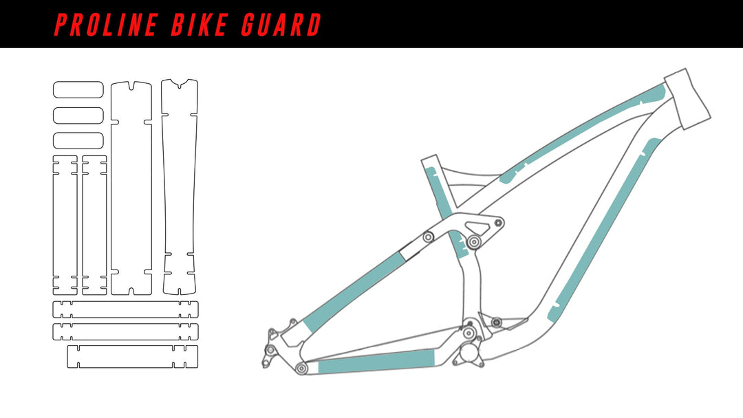 Proline Bike Guard Mapa Transparente